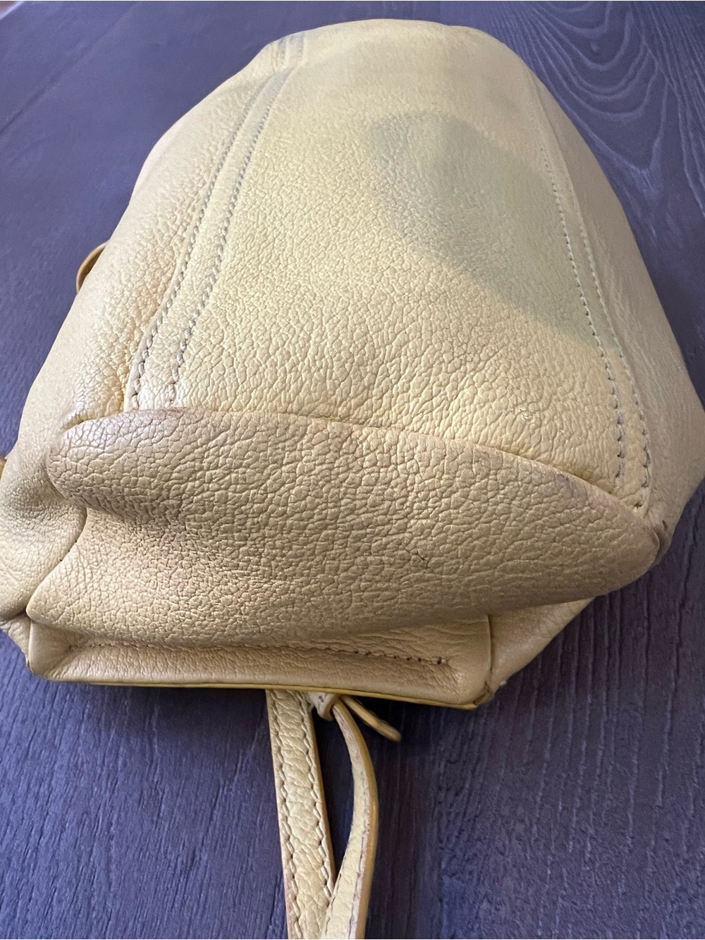 Givenchy Pandora Small Yellow Pebbled Leather Crossbody - Picture 9 of 14